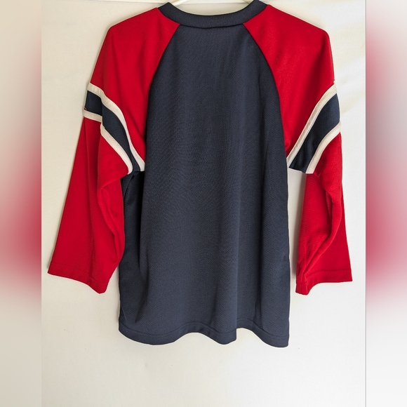 Voit Boys Athletic Jersey Shirt Sz 16/18 V-neck 3/4 Sleeves P-2 - Picture 2 of 7